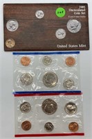 1985 US Mint Uncirculated Coin Set, P & D Mint