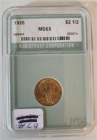 1926 Sesquicentennial of Independence 2 ½ Gold