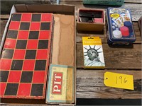 Antique toy and game lot