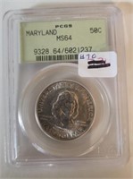 1934 Maryland Tercentenary CommemS ilver Half Dol.