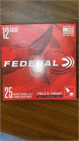 Federal 12 Gauge Shotgun Shells 2 3/4in--71/2