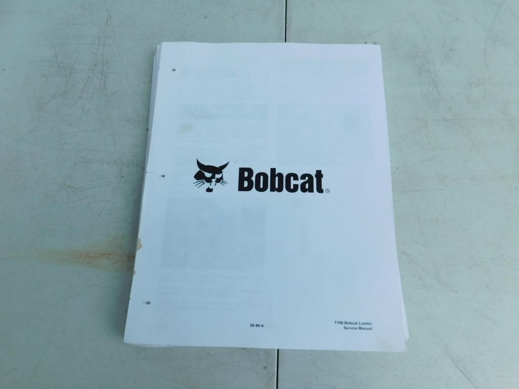 Bobcat Service manual for T-180 loader.