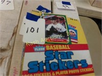 1987 Star Stickers baseball cards