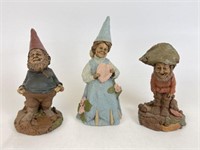 Tom Clark Clay Gnome Sculptures