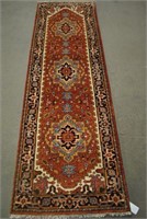 Indo Serapia Hand Knotted Runner 2.8 x 8