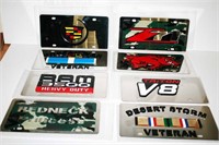 (9) Vanity License Plates