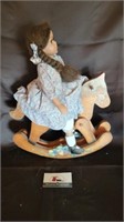 Rocking horse & doll