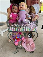 Rack of dolls