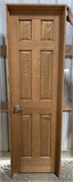 24" Solid Oak Interior Door & Frame