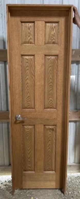24" Solid Oak Interior Door & Frame