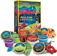 NATIONAL GEOGRAPHIC Mega Slime Kit & Putty Lab -