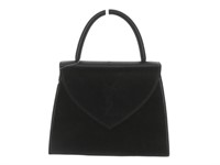 YVES SAINT LAURENT Black Leather Hand Bag