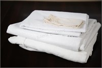 White Table Linens & Protective Paddings