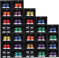 MMBABY Shoe Box 12 Pack  Fits US 12  Black