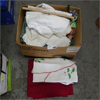 Large Lot of Linens & Table Clothes