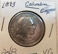 1893 Columbian Expo Comm Half Dollar VG