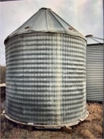 Older Galvanized Grain Bin (12' D)