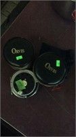 FLY FISHING REEL, EXTRA SPOOL & 2 ORVIS CASES