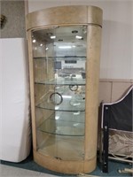 Round Front China/Display Cabinet