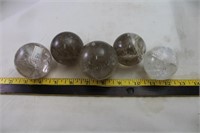 Quartz Spheres 5pcs