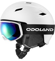 ($95) Odoland Snow Ski Helmet and Goggles