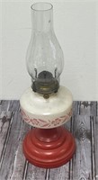 oil lamp with globe