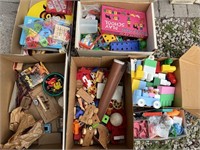 Several Boxes of Vintage Toys
