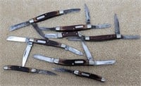 (8) Vintage Old Timer Pocket Knives