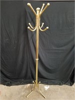 Brass Color Metal Coat Rack