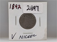 1892 V Nickel