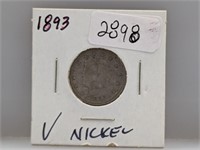 1893 V Nickel