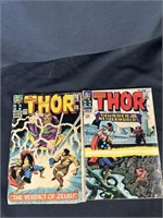 Pair 12 Cent Marvel Mighty Thor 129, 130 Rough Con