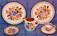 Six Pieces Stangl Fruit & Flowers Pattern