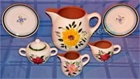 Six Pieces Stangl Country Garden Pattern