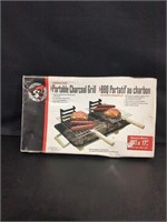 Stamped Steel Portable Charcoal Grill New in box