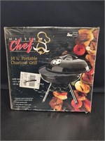 Master Chef 14.5" Portable Charcoal Grill