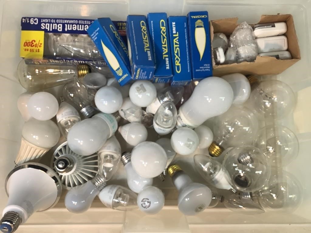 440+ Lightbulbs, New & Used, All Working