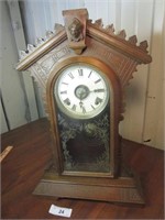 Antique (?) Ornate Wooden Clock