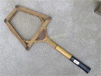 Vintage Cortland Defender Wooden Tennis Racket