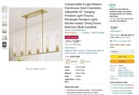 B9807  Untrammelife Gold Chandelier Light 42