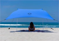 NEW $147 (82"x 80") Beach Tent with Sand Anchor
