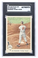 AUTHENTIC TED WILLIAMS BASEBALL CARD