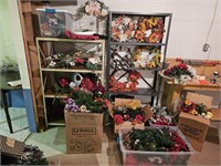 Artificial Flowers- Wreaths- Holiday Decor