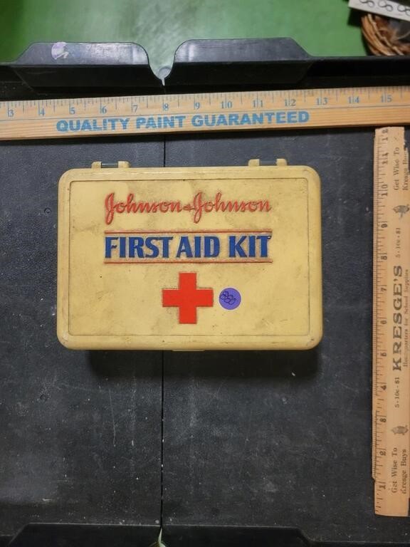 Johnson & Johnson Plastic First Aid Kit