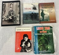 Lot Of 5 Vietnam & Korean War Military Books