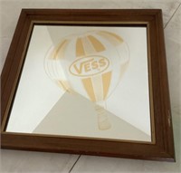 Vess hot air balloon mirror 14" square