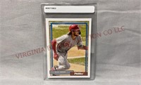 Alec Bohm Rookie 2021 in the 1992 Topps MLB Style