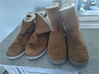 2 Pairs Koolaburra by Ugg Boots Sz 11