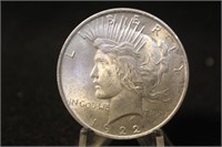 1922 Uncirculated U.S. Silver Peace Dollar