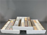 Boxes of 1980s - 2000s Baseball & Football Cards